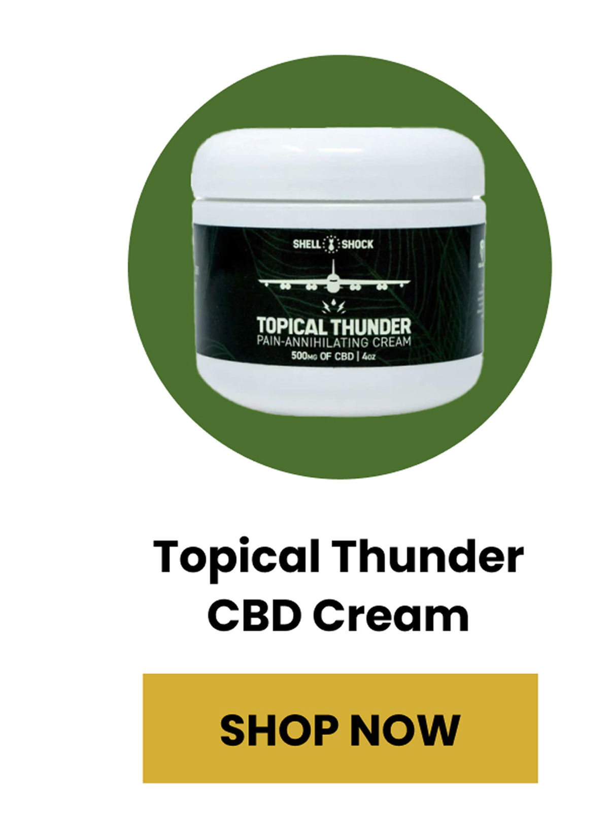 Topical Thunder CBD Cream | Shop Now