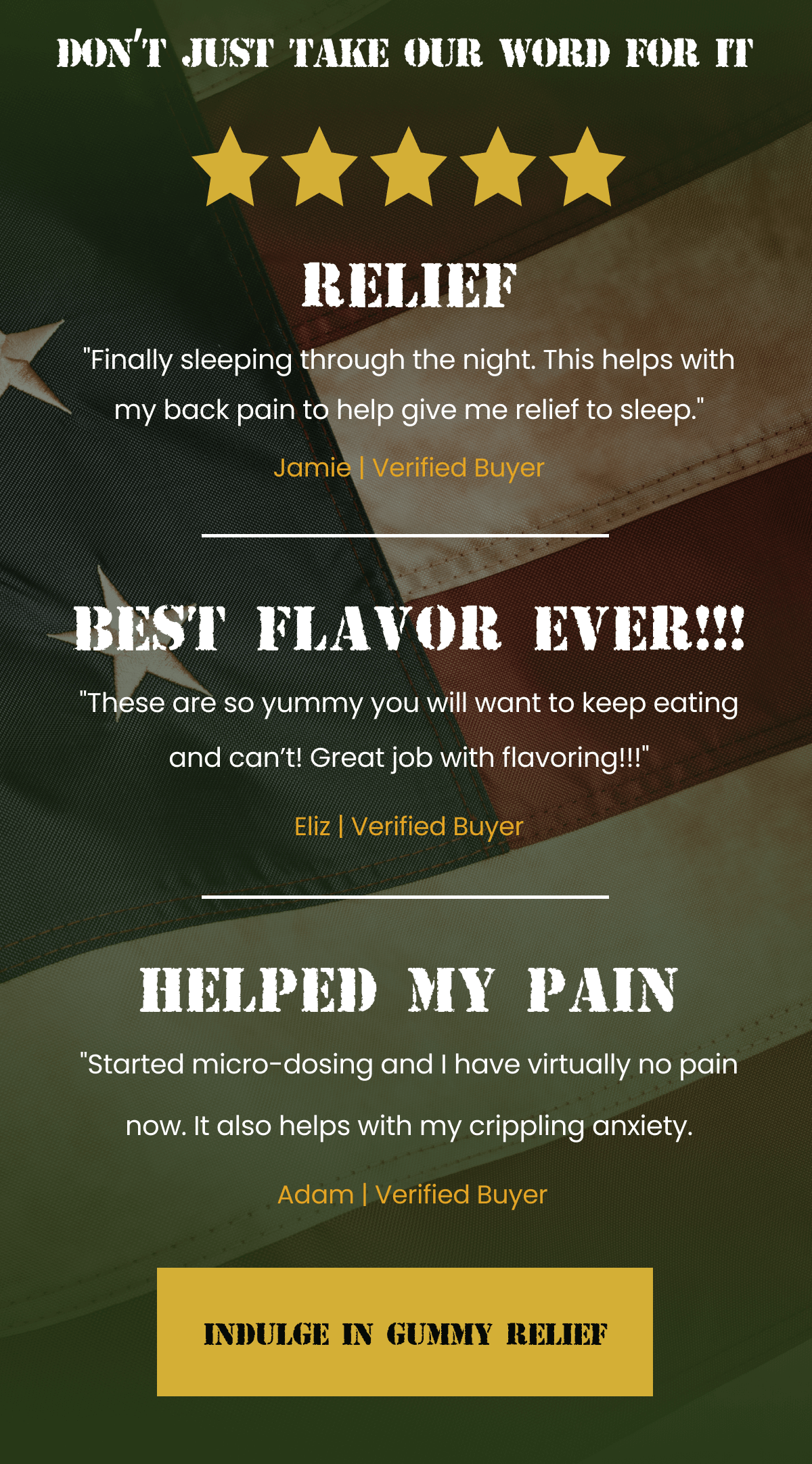 Don't Just Take Our Word for It | Indulge In Gummy Relief