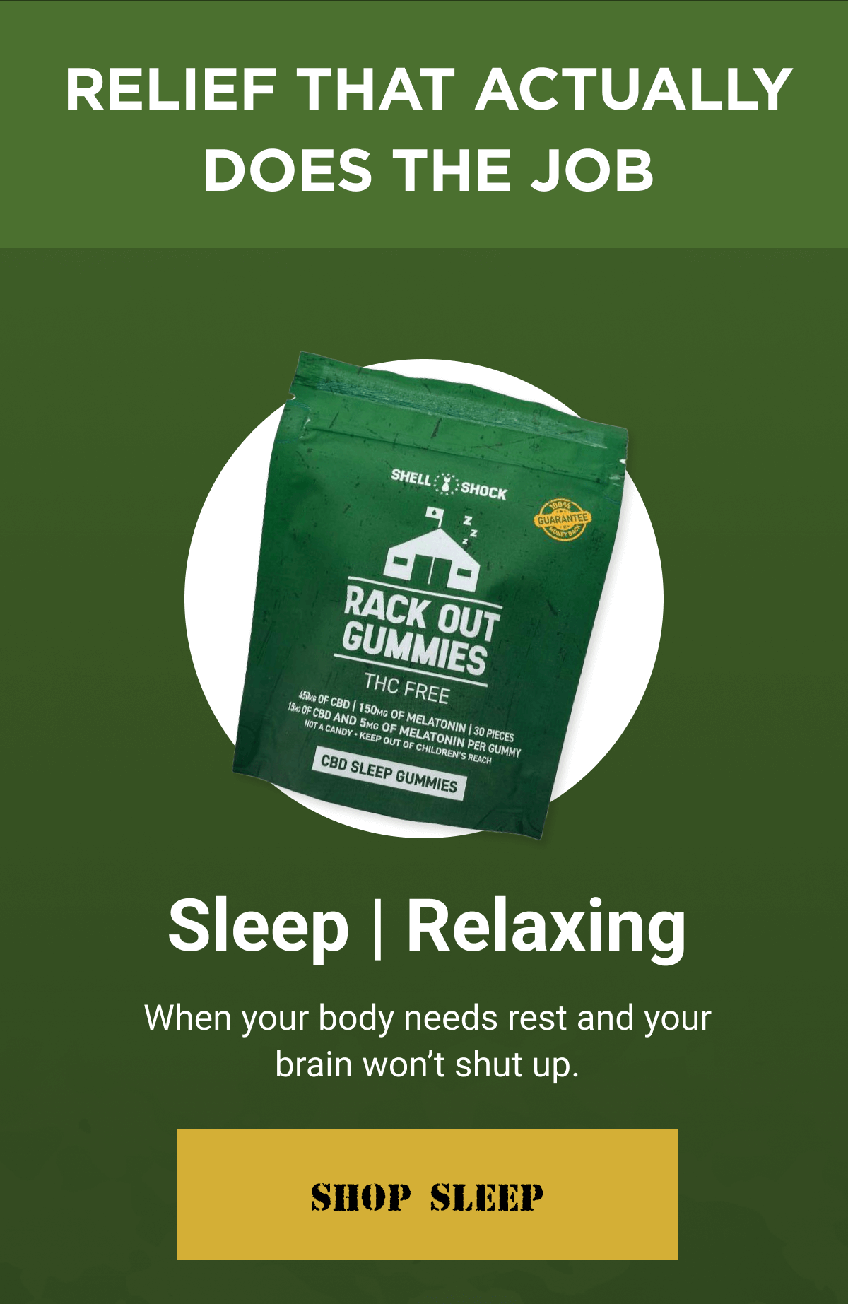 Relief That Actually Does the Job | Sleep | Relaxing | Shop Sleep