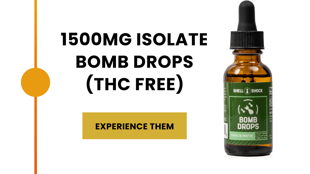 1500mg Isolate Bomb Drops (THC FREE) | Experience Them