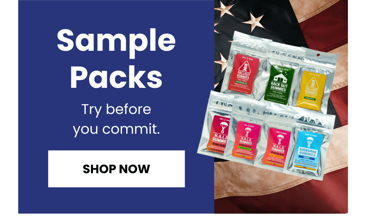 Sample Packs | Try before you commit. | Shop Now