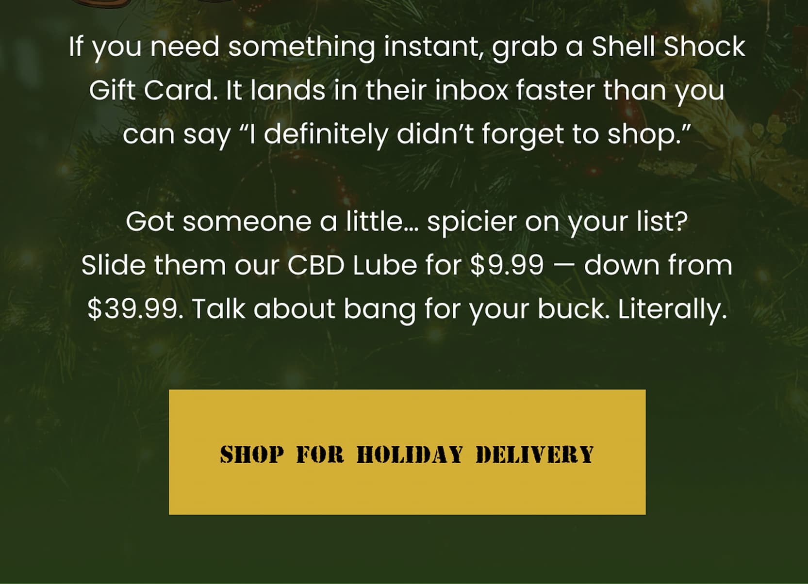 Shop For Holiday Delivery