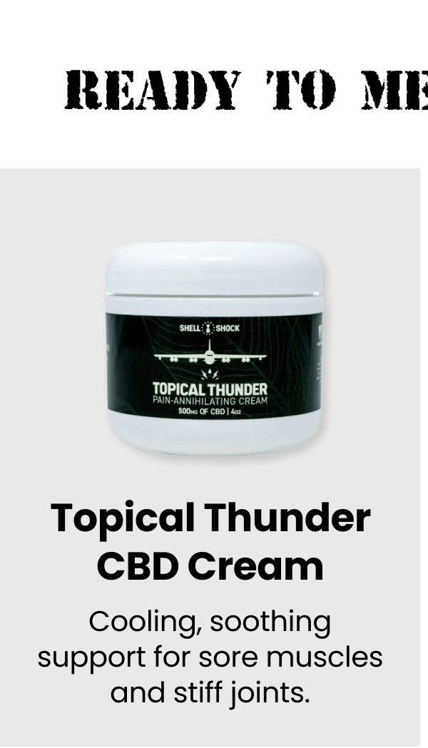 Topical Thunder CBD Cream