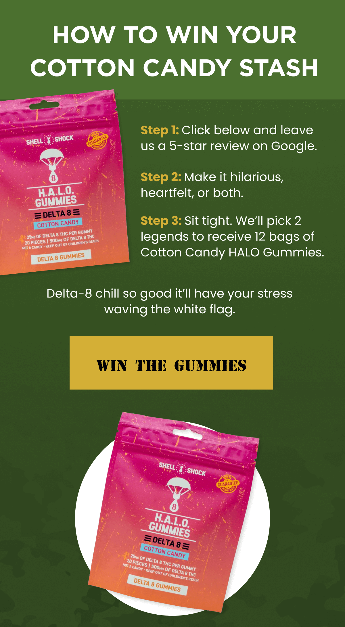 How to Win Your Cotton Candy Stash | Win the Gummies