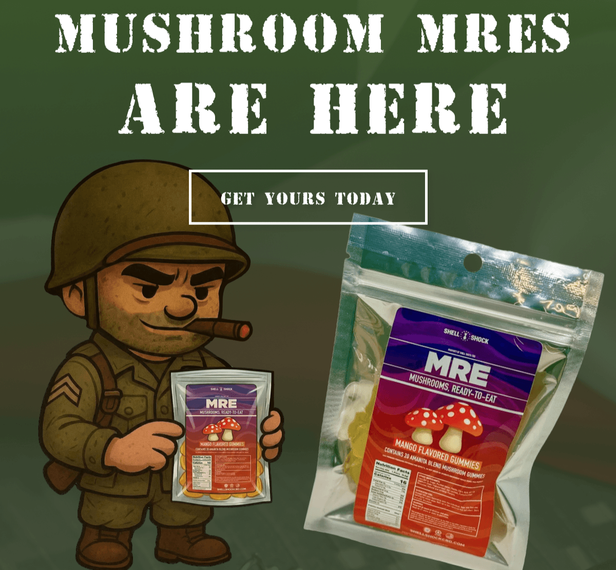 Mushroom MREs Are Here | GET YOURS TODAY