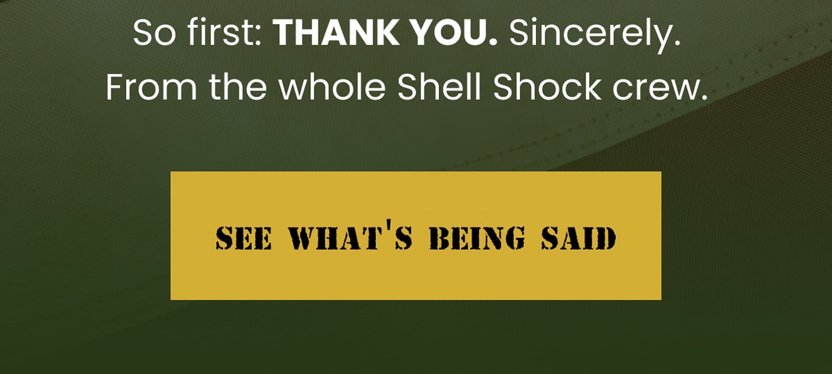 Thank You! | See What's Being Said