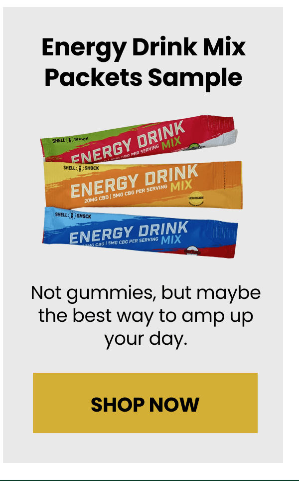 Energy Drink Mix Packets Sample | Not gummies, but maybe the best way to amp up your day. | Shop Now