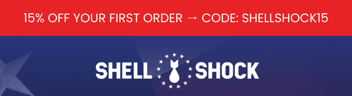 15% off your first order with code SHELLSHOCK15.