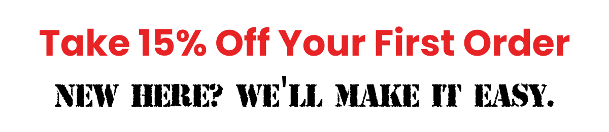 Take 15% off your first order. New here? We'll make it easy.