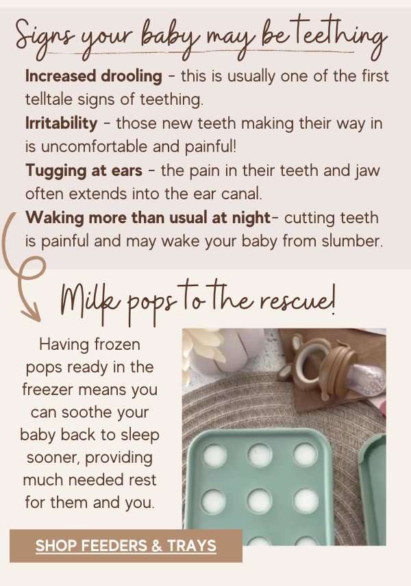 A solution to nighttime teething pain 🦷 Moss And Fawn
