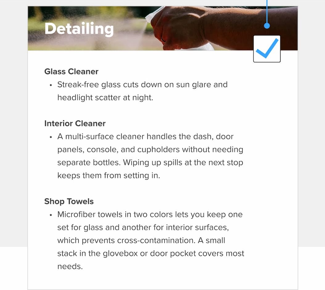 Detailing