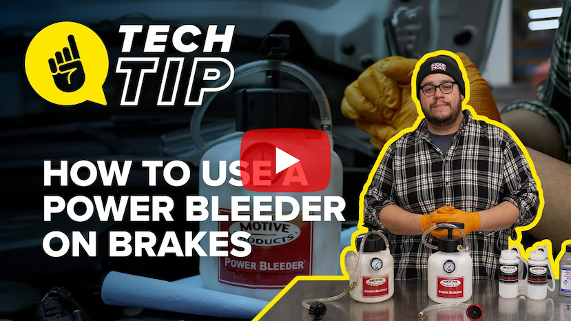 How To Power Bleed Brakes Using A Motive Power Bleeder