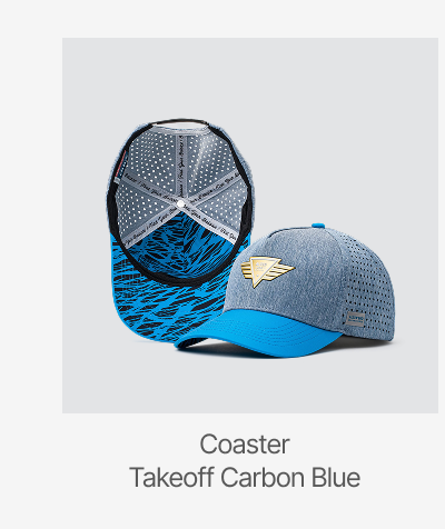 Coaster Takeoff Carbon Blue