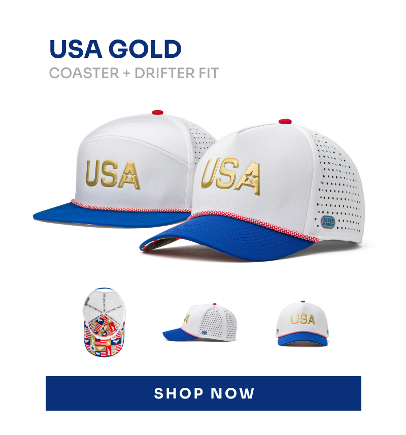 USA Gold. Coaster + Drifter Fit.