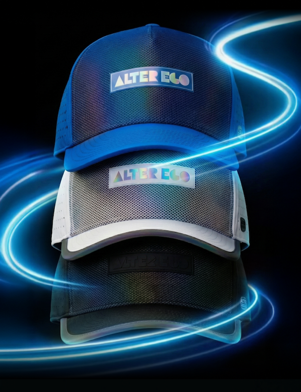 Hat stack of new iridescent styles