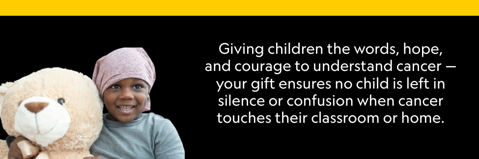 Childhood cancer quote