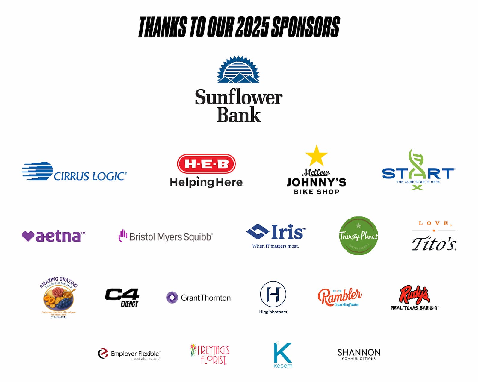 Sponsor logos