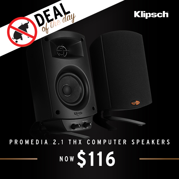 ProMedia 2.1 THX Deal of The Day