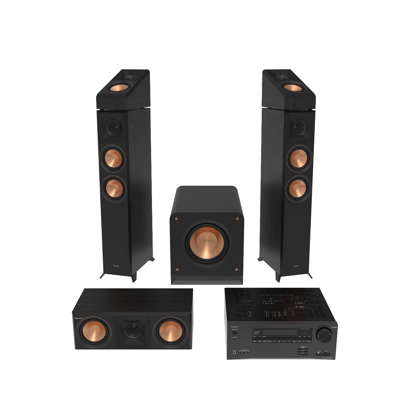 RP-500F II 5.1 Home Theater System + Onkyo TX-NR6100