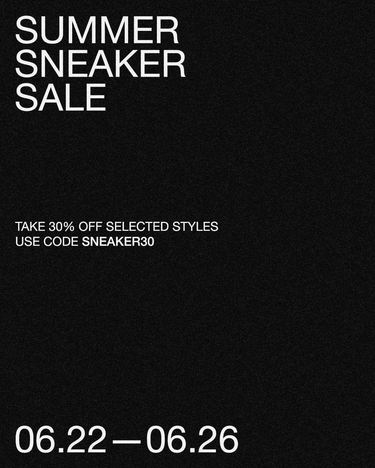 Summer Sneaker Sale