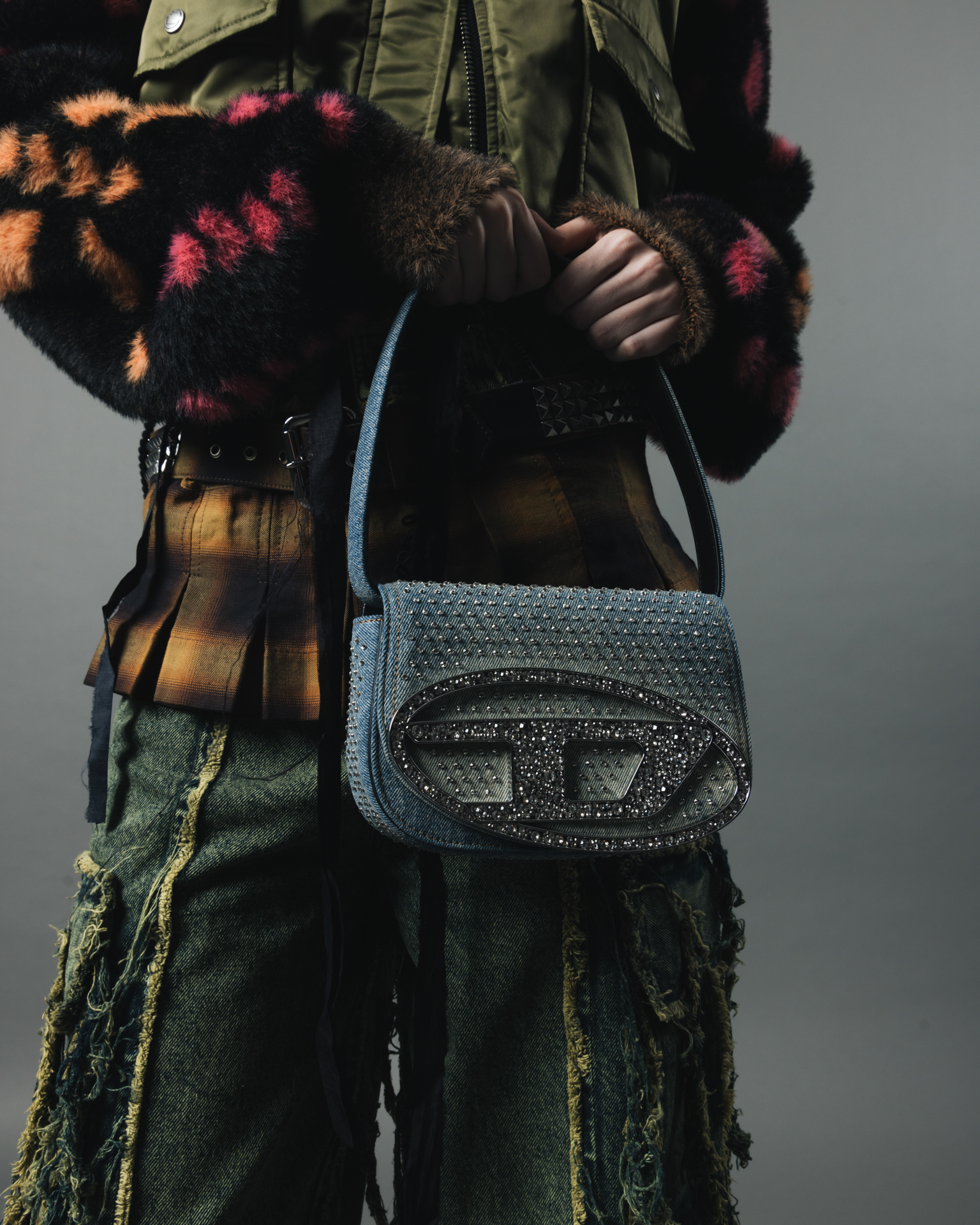 y2k 00s 90s DIESEL ディーゼル ショルダーバッグ グランジ 00s DIESEL 