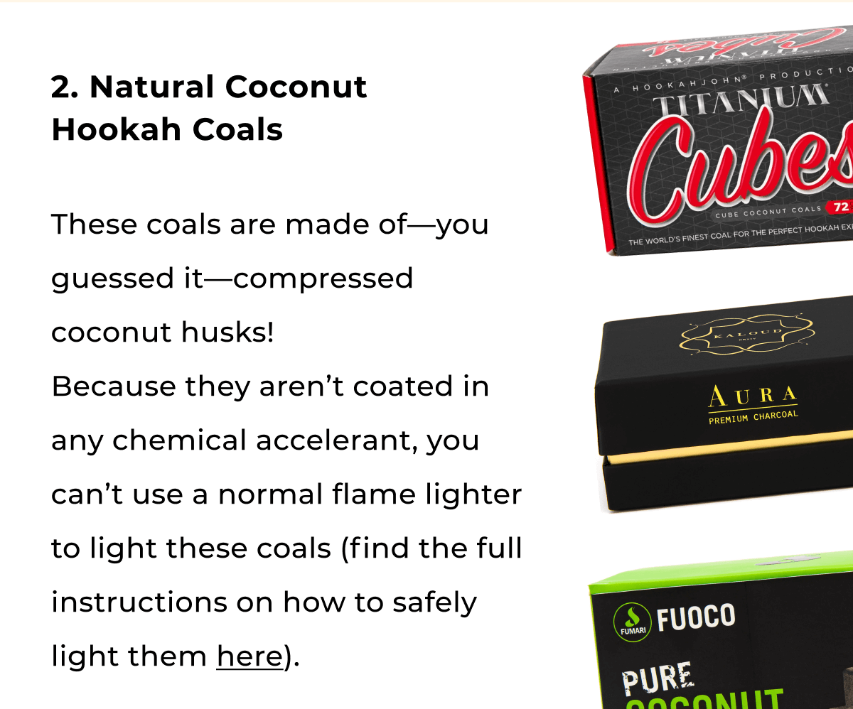 Hookah EDU What coals are used in lounges? Hookah Shisha