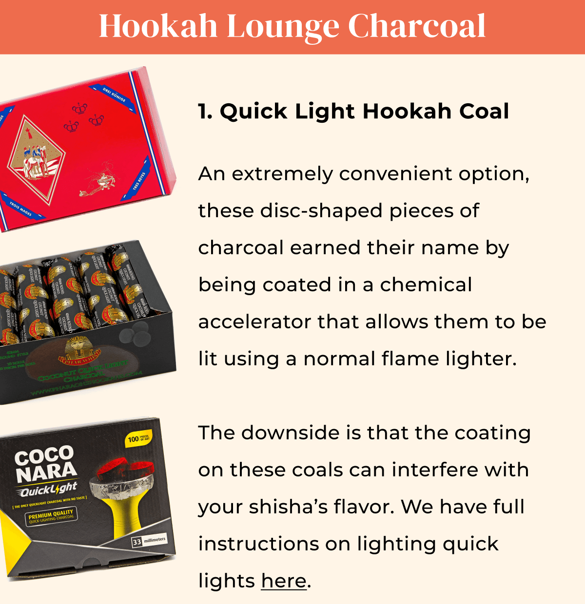 Hookah EDU What coals are used in lounges? Hookah Shisha
