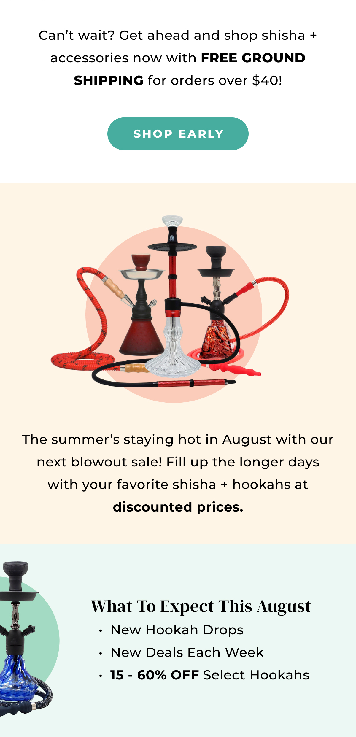 Coming in HOT! Summer sale! 🔥 Hookah Shisha