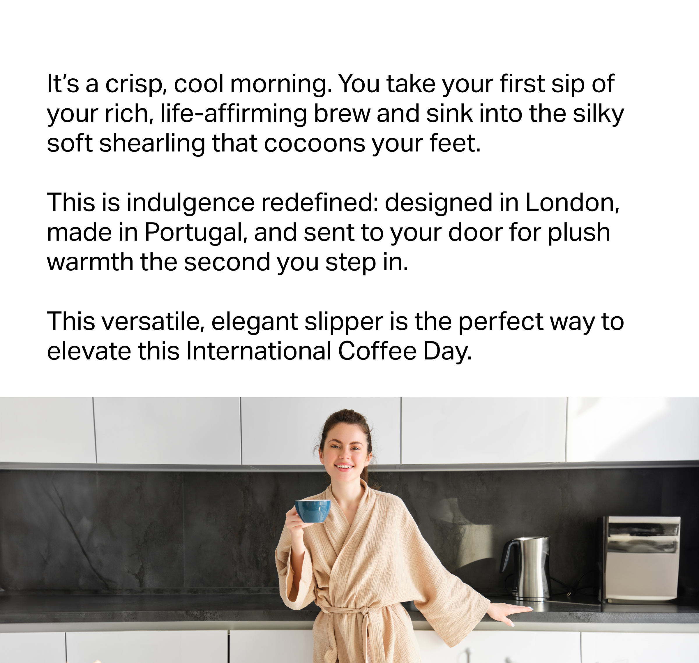 It's a crisp, cool morning.