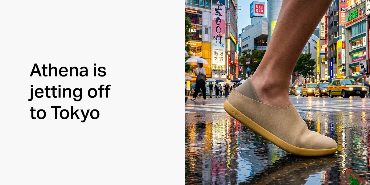 Athena is jetting off to Tokyo