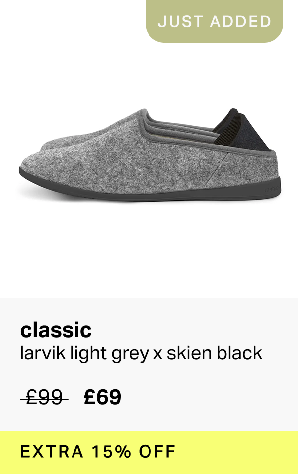 classic larvik light grey x skien black