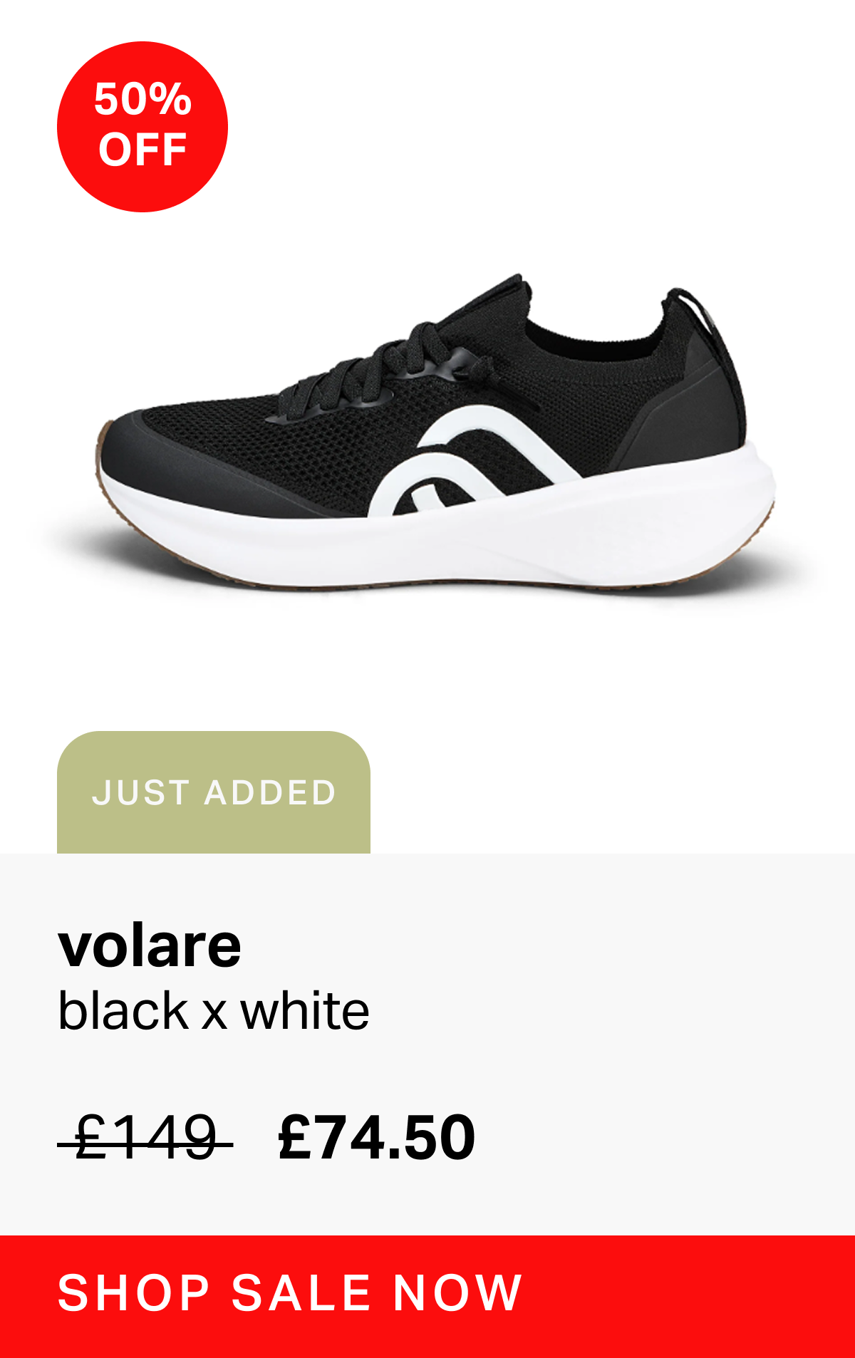 volare black x white