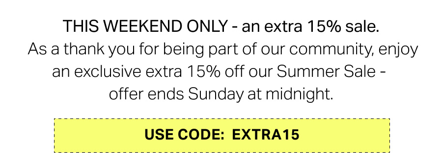 summer sale now on