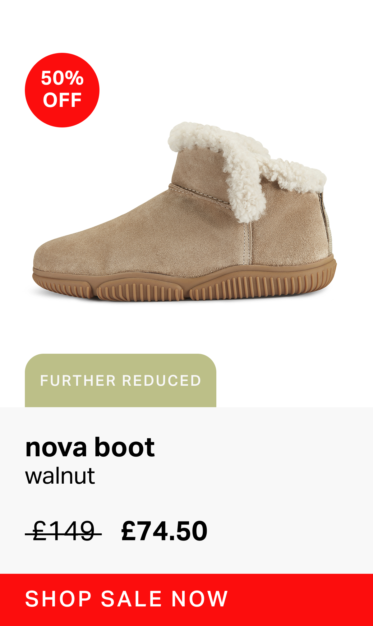 nova boot walnut