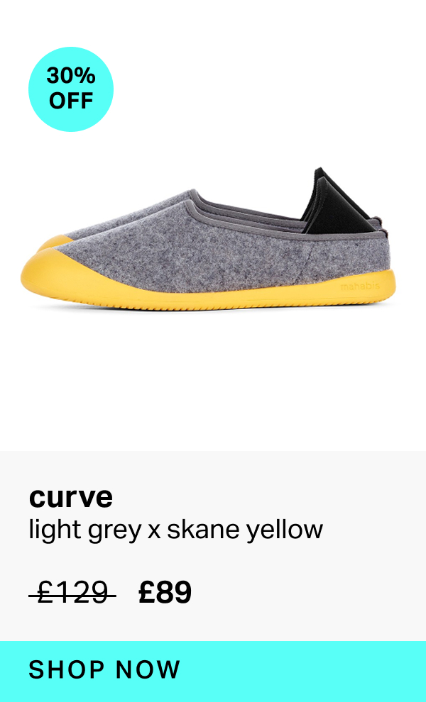 30% off curve in light grey x skane yellow