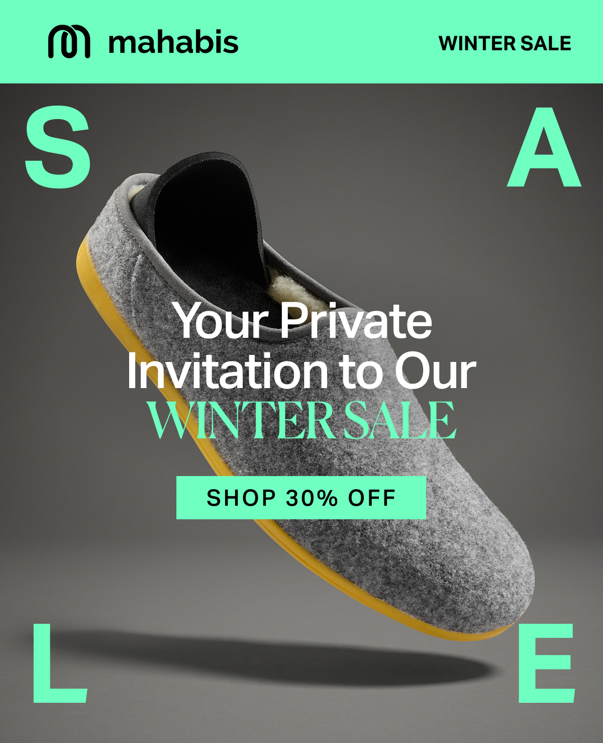 Your Private Invitation to Our Winter Sale 