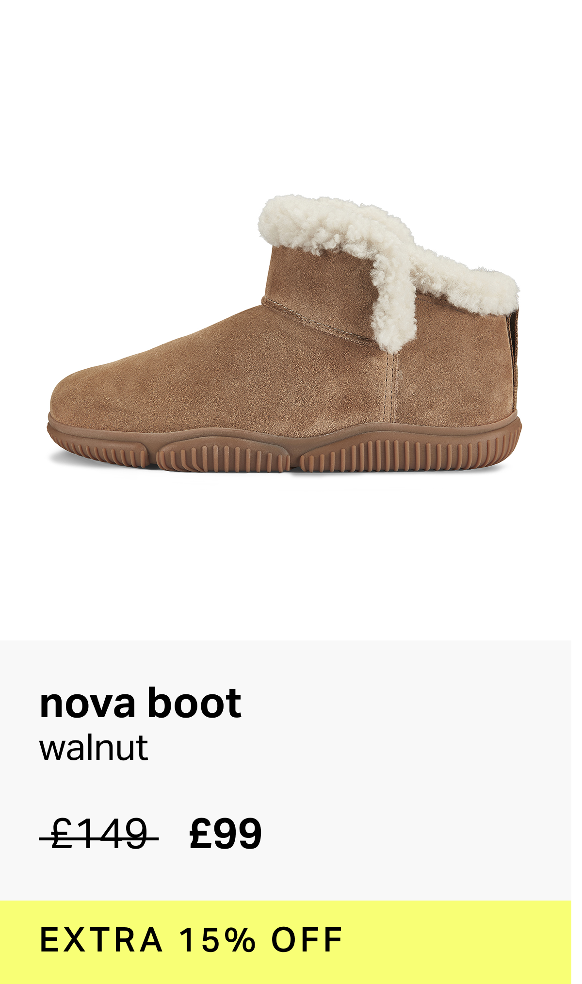 nova boot walnut