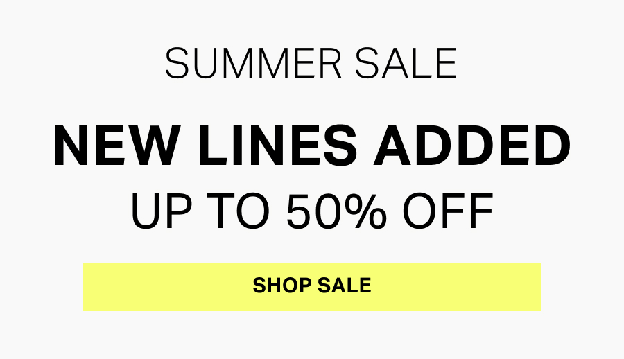 Summer Sale New Lines Added