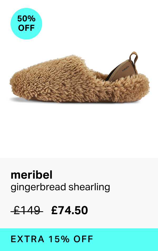 meribel in gingerbread shearling
