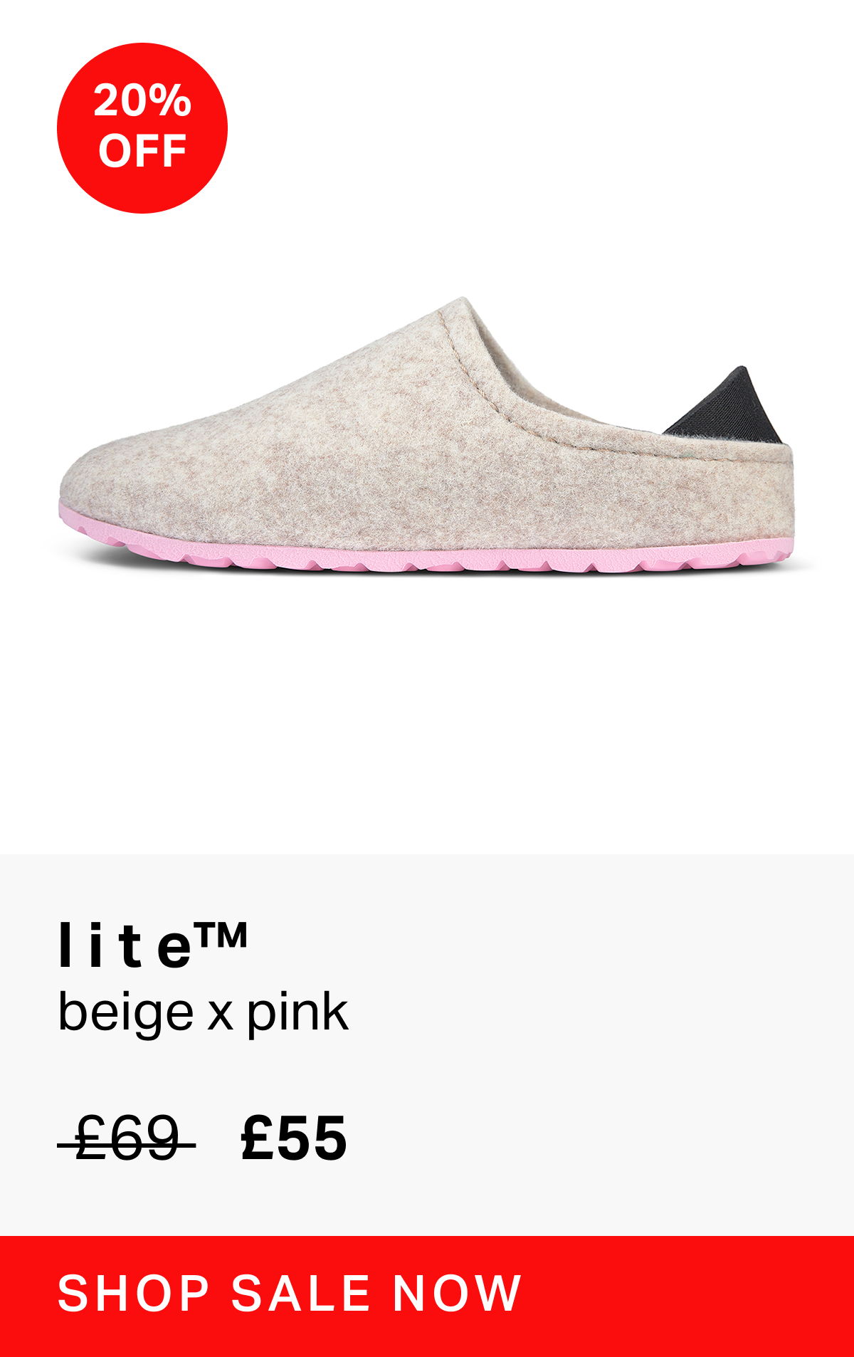 l i t e™ beige x pink