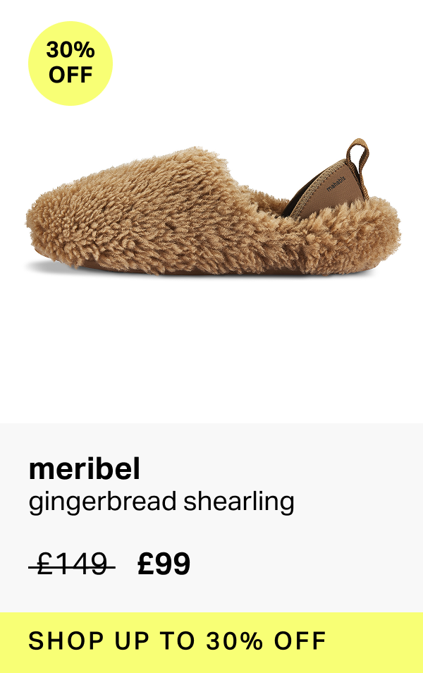 meribel gingerbread shearling