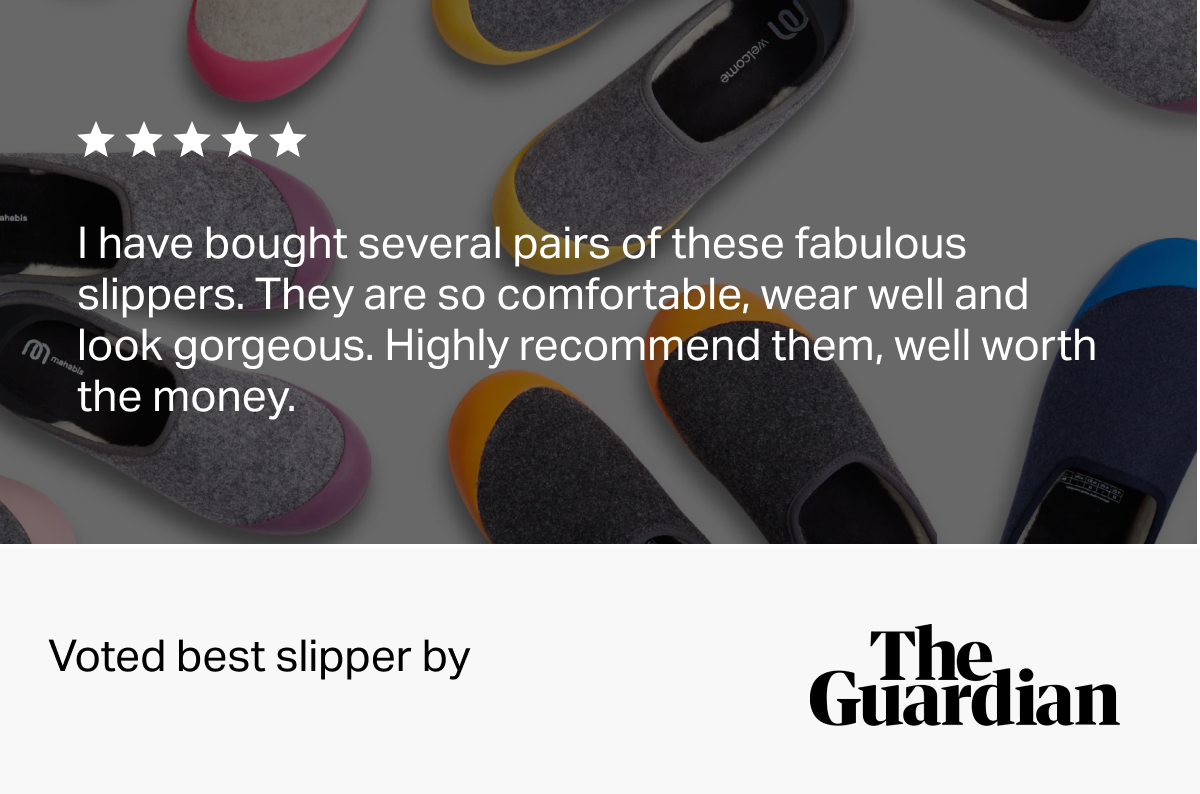 Voted best slipper by The Guardian