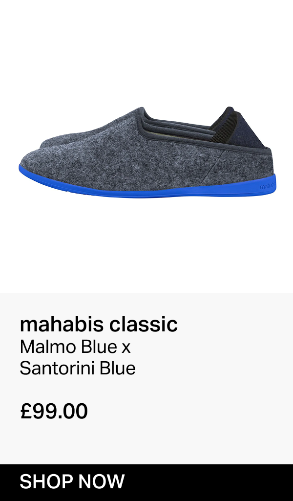 mahabis classic Malmo Blue x  Santorini Blue