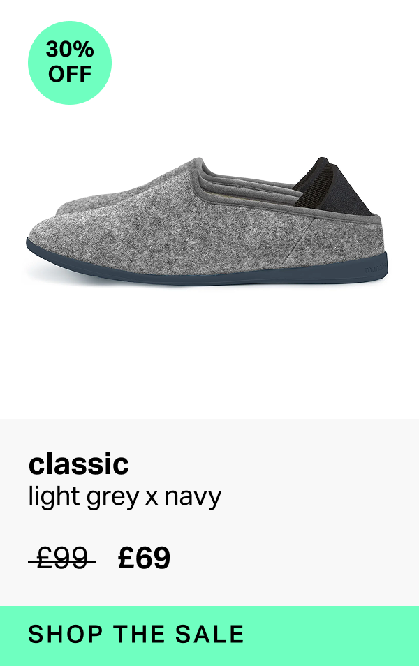classic in light grey x navy 