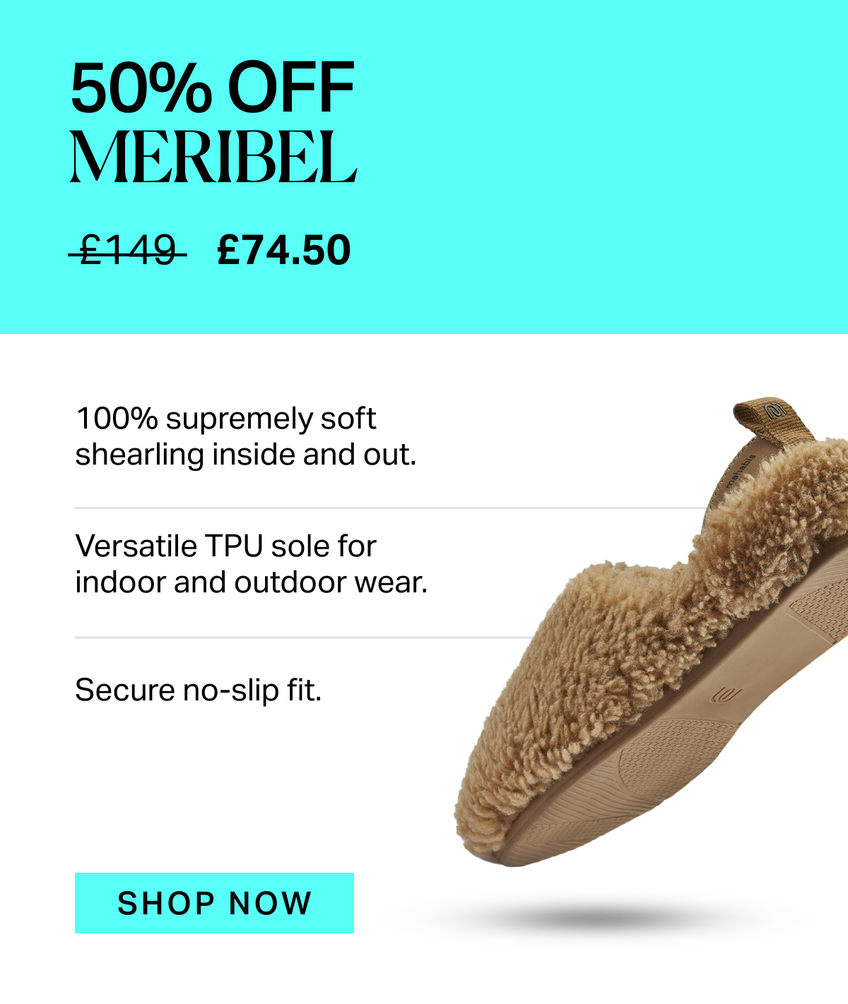 50% OFF THE MERIBEL