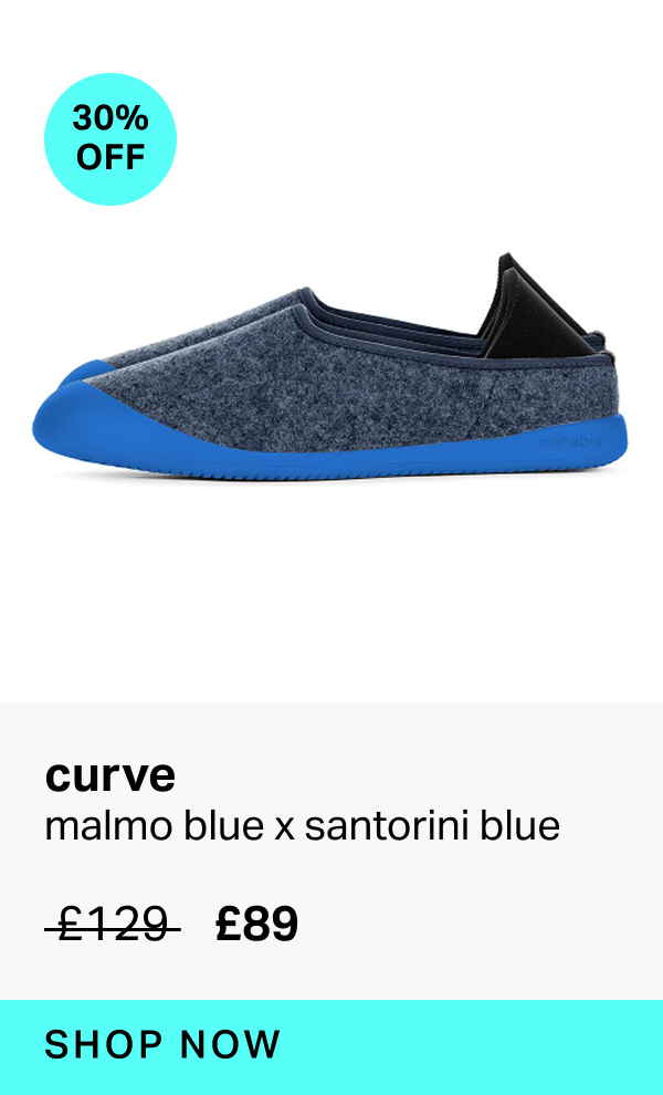 30% off curve in malmo blue x santorini blue