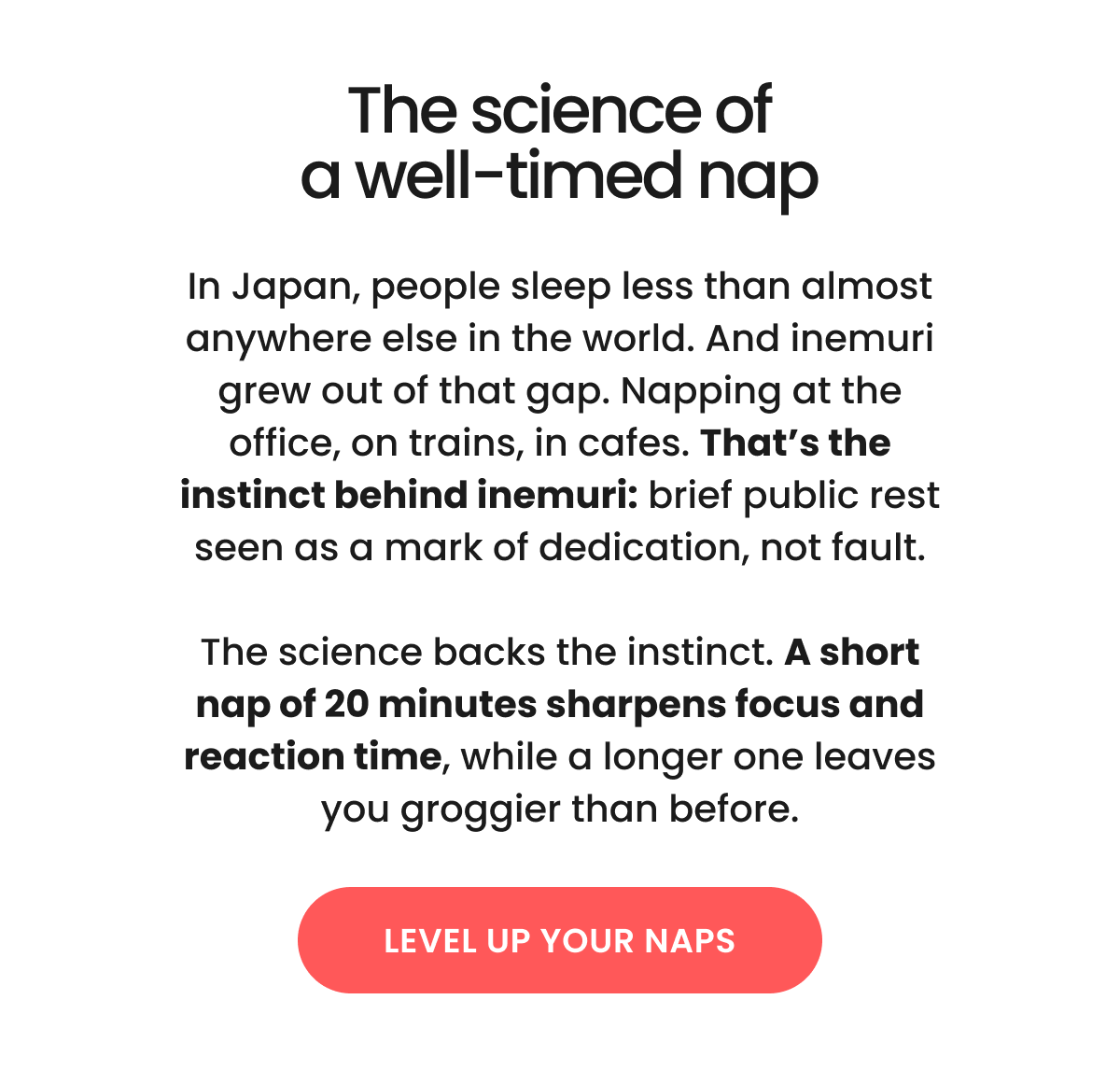 Level up your naps