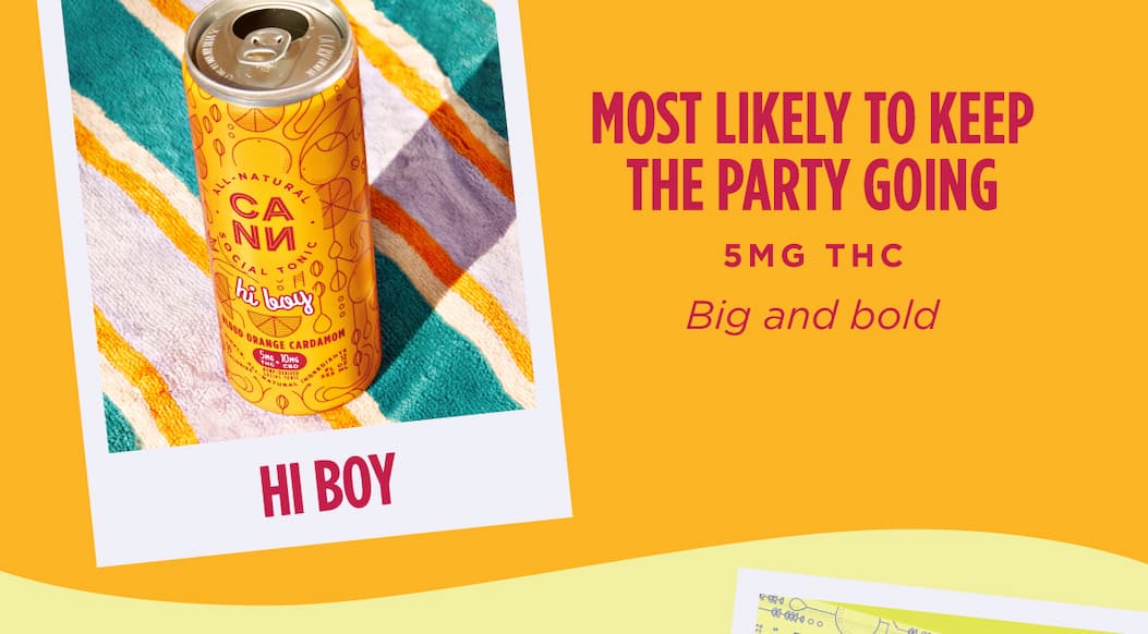 HI BOY: MOST LIKELY TO KEEP THE PARTY GOING (5MG THC, big and bold) HI BOY: MOST LIKELY TO KEEP THE PARTY GOING (5MG THC, big and bold)