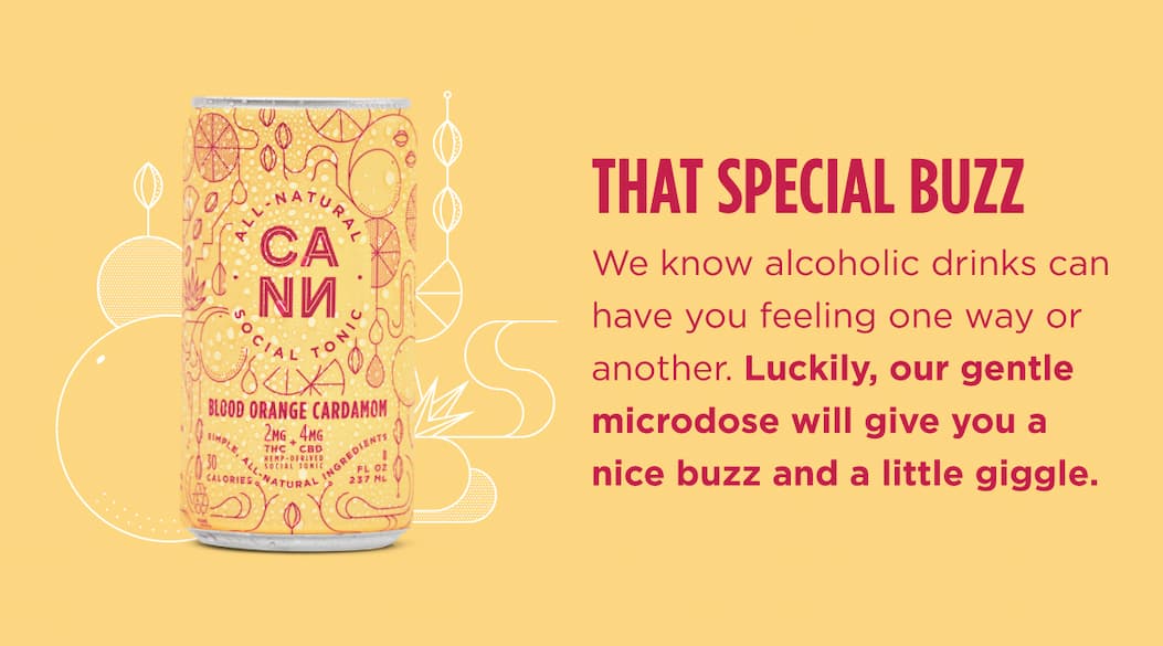 THAT SPECIAL BUZZ:  We know alcoholic drinks can have you feeling one way or another. Luckily, our gentle microdose will give you a nice buzz and a little giggle. THAT SPECIAL BUZZ:  We know alcoholic drinks can have you feeling one way or another. Luckily, our gentle microdose will give you a nice buzz and a little giggle.