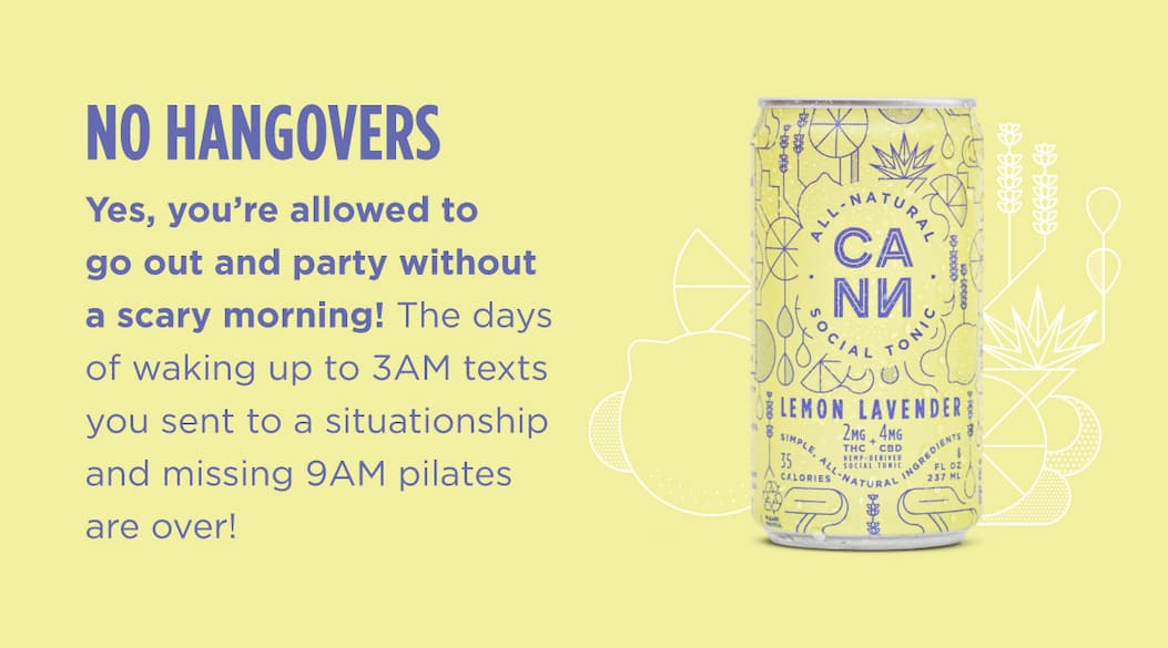 NO HANGOVERS:  Yes, you’re allowed to go out and party without a scary morning! The days of waking up to 3AM texts you sent to a situationship and missing 9AM pilates are over! NO HANGOVERS:  Yes, you’re allowed to go out and party without a scary morning! The days of waking up to 3AM texts you sent to a situationship and missing 9AM pilates are over!